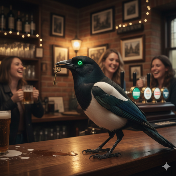 The Bluestocking - your local women's pub, warm, friendly, and not at all unusual in any way.