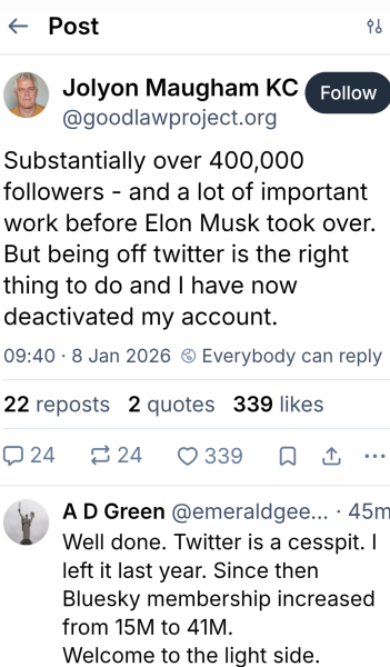 GLP are going after Sarah Philmore and are going to lose