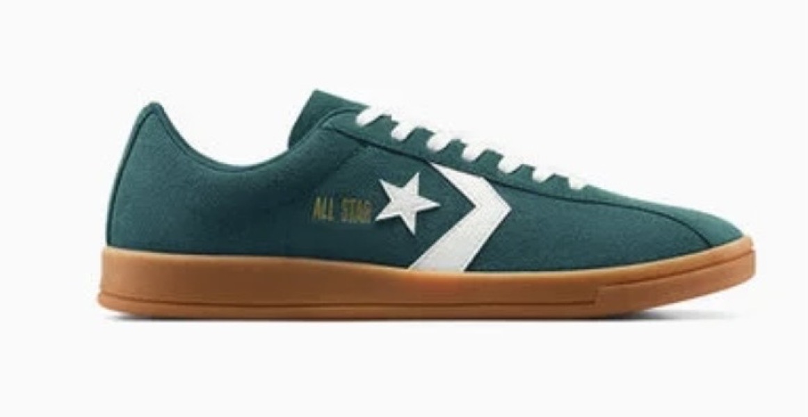 With these jaded teal Cons, I would wear...