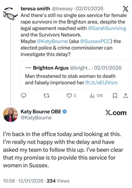 Still no single sex Rape Crisis support in Brighton but…