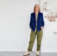 How does an overweight woman wear brogues?