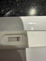 Very faint pregnancy test