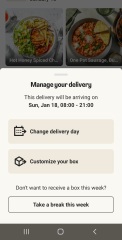 Can no longer find how to skip Hello Fresh deliveries