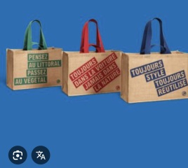 Supermarket jute bags