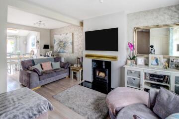 Dividing doors for an open plan lounge/kitchen/diner