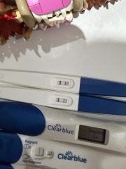 Clear positives on clear blue but easy@home faint??