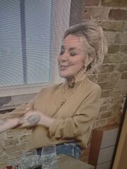 Sheridan Smith jumper on Saturday Kitchen