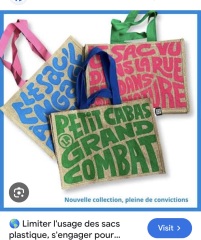Supermarket jute bags