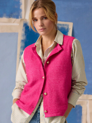 Knitted vests over ditsy tops?