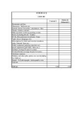 Advice for Form E - spreadsheet layout -what to include?