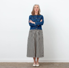 How does an overweight woman wear brogues?