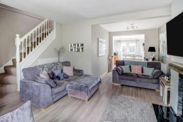 Dividing doors for an open plan lounge/kitchen/diner