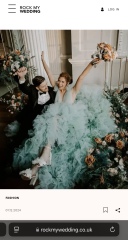 Wedding dress for obese, short mid-50s