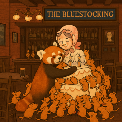 The Bluestocking - your local women's pub, warm, friendly, and not at all unusual in any way.