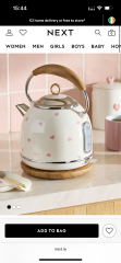 Which print kettle and toaster? Hearts or floral?