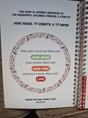 Charity cookbook for sale, raising money for children's hospices