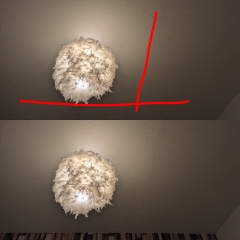 Any ideas what these lines on the ceiling are?