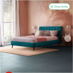To ask how you’d decorate your bedroom around this bed?