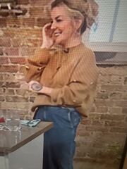 Sheridan Smith jumper on Saturday Kitchen