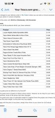 I've just found an 11 year old Asda groceries order email. The price of BUTTER!