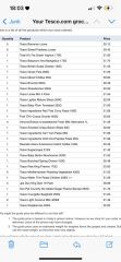 I've just found an 11 year old Asda groceries order email. The price of BUTTER!
