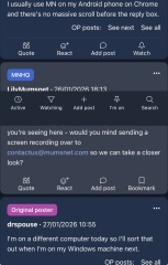 Bottom bar moving on page