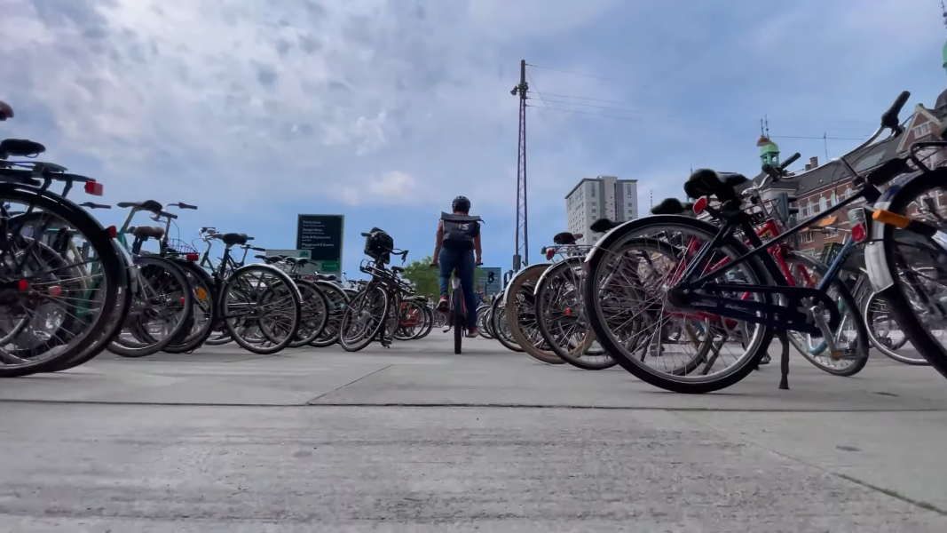 Cycling in Copenhagen
