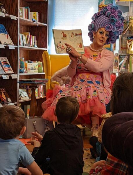 Drag Queen Storytime at my local library (photo attached)