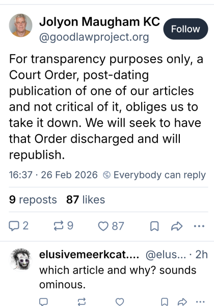 GLP v EHRC judgement - Thread 2