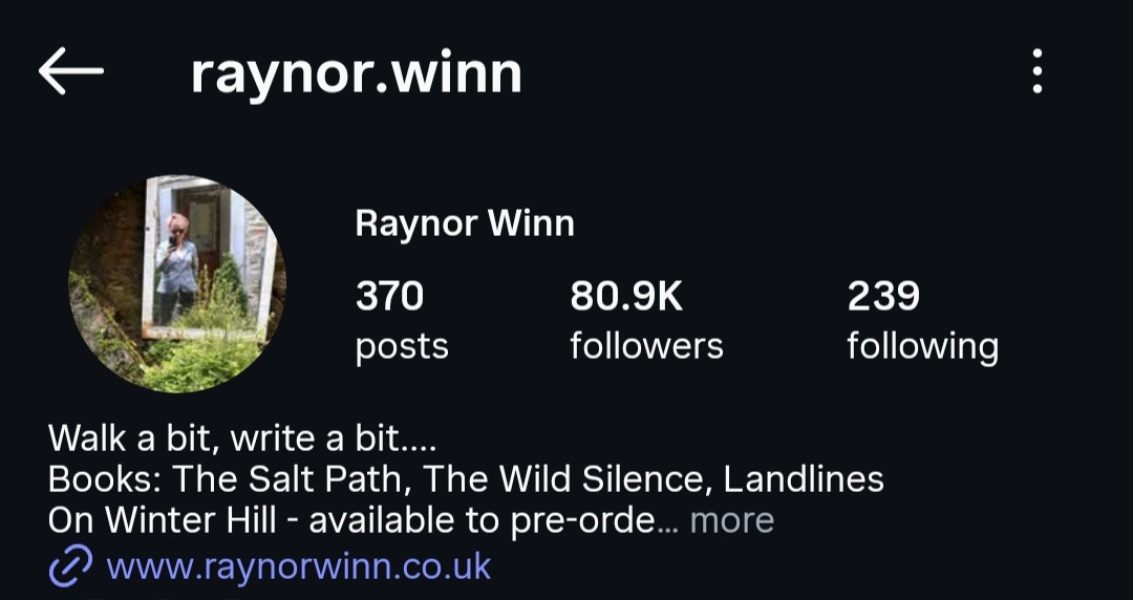 Thread 25 : To feel disappointed - and disgusted and vindicated now too - after reading this in The Observer about the author and her husband from The Salt Path book and film?