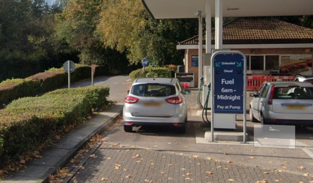 Was I out of order for driving into the petrol pump in front rather than waiting?