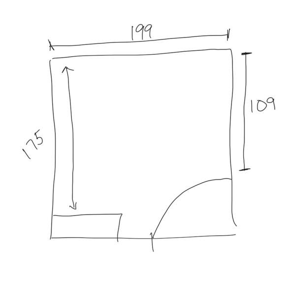 Shelving in a pantry