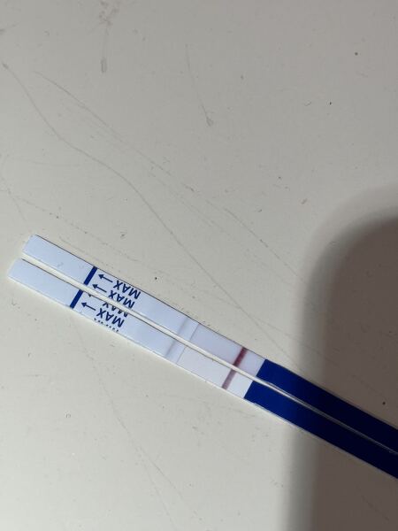 Is there a very faint line or am I completely mad?