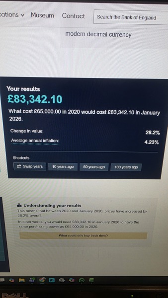 Was £65k a huge salary 5-6 years ago?