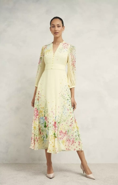 Too white for a wedding guest dress?