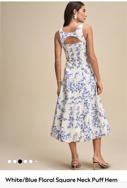 Tea dress for Italian honeymoon