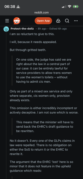 GLP v EHRC judgement is coming tomorrow