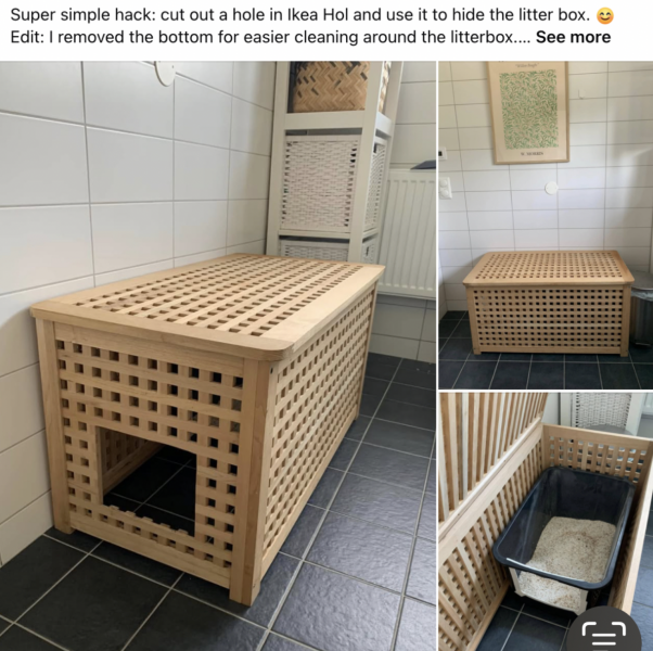 Cat litter boxes. Where do you put them.