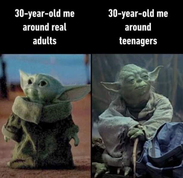 Tell me about a time when you felt old