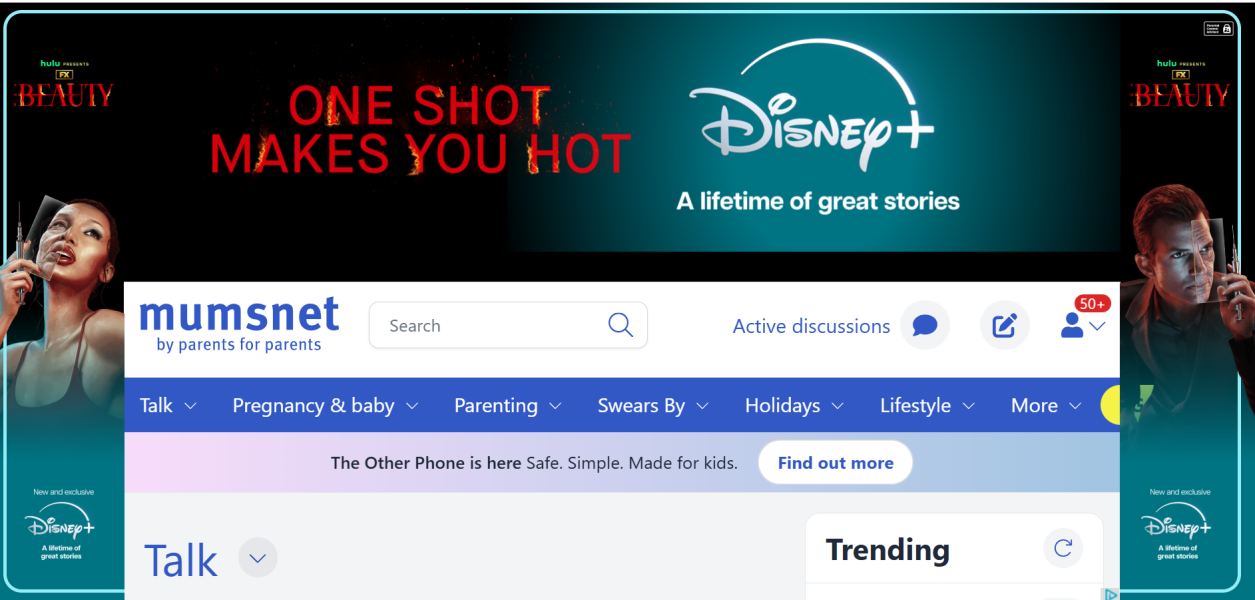 Ads with needles?