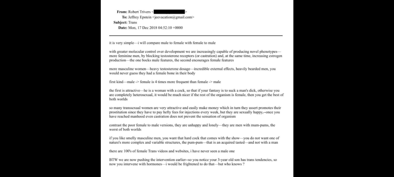 Epstein and the gender surgeon