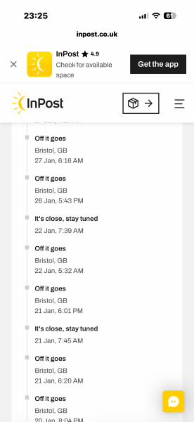 Vinted in post delays!