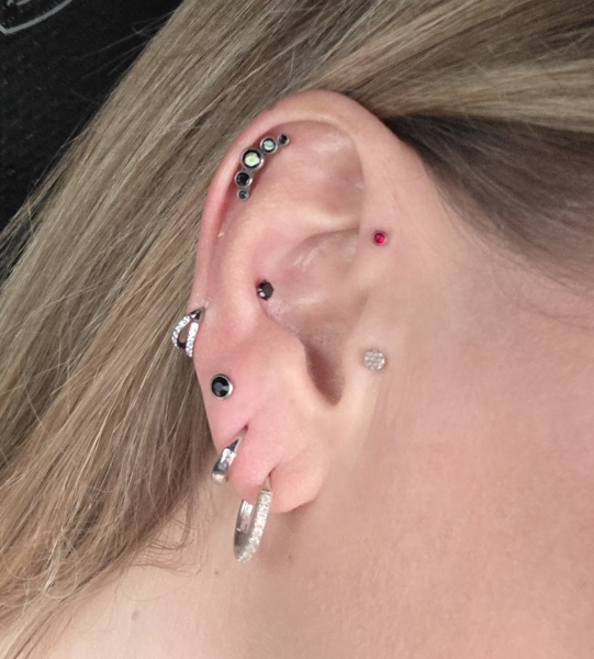 Conch piercing