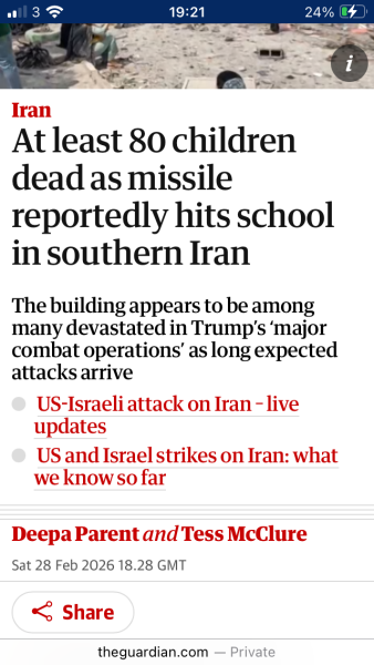 US strikes Iran