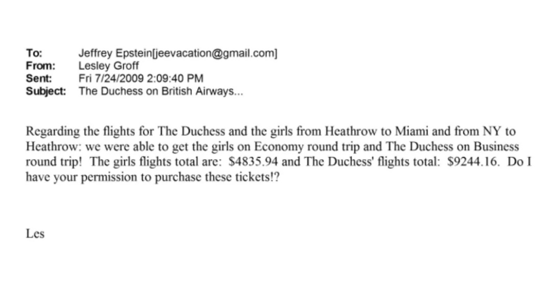 Thoughts on Beatrice & Eugenie re the Epstein scandal?
