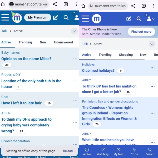 Why has MN changed colour?
