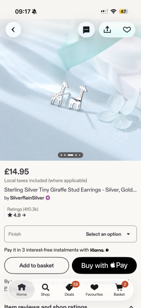 Help me find these earrings!