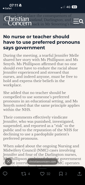 Government reverses ban on wrong-sex pronouns in primary schools