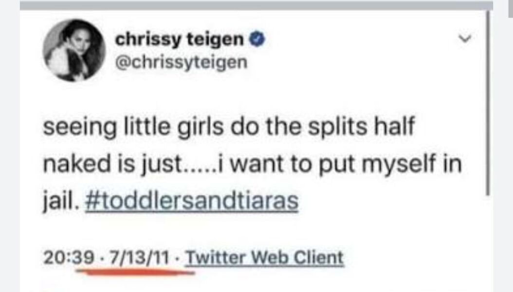 Chrissy Teagan should stay cancelled.