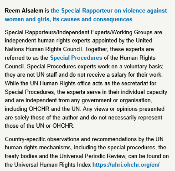 UN expert concerned by UK failure to enforce Supreme Court ruling on sex-based protections